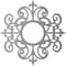 Ekena Millwork Dijon Architectural Grade PVC Pierced Ceiling Medallion, Antiqued Silver, 18"OD x 5 7/8"ID x 1/2"P CMPP18DIASV - alternate 5